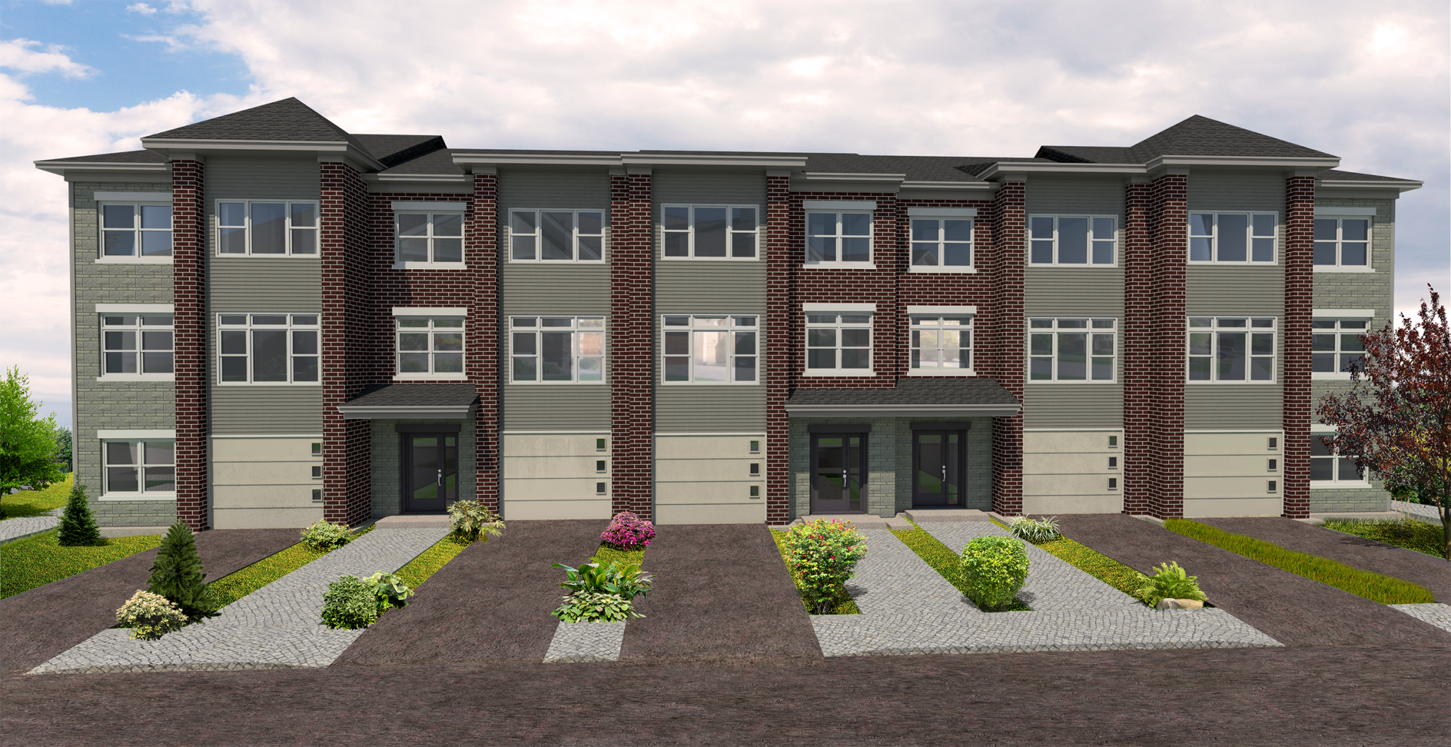 >Amesbury Gate Townhomes